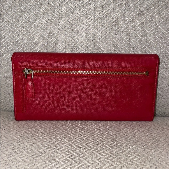 Prada red long Wallet clutch - Picture 5 of 11